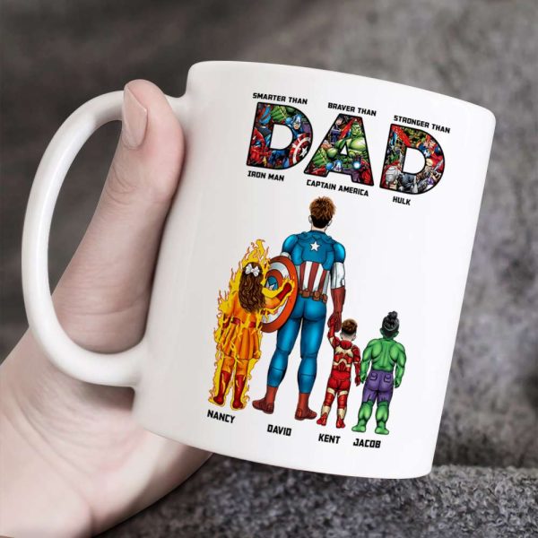 Personalized Gifts For Dad Coffee Mug 032TOPU120424PA Father's Day Personalized Gifts For Dad Coffee Mug 032TOPU120424PA Father's Day