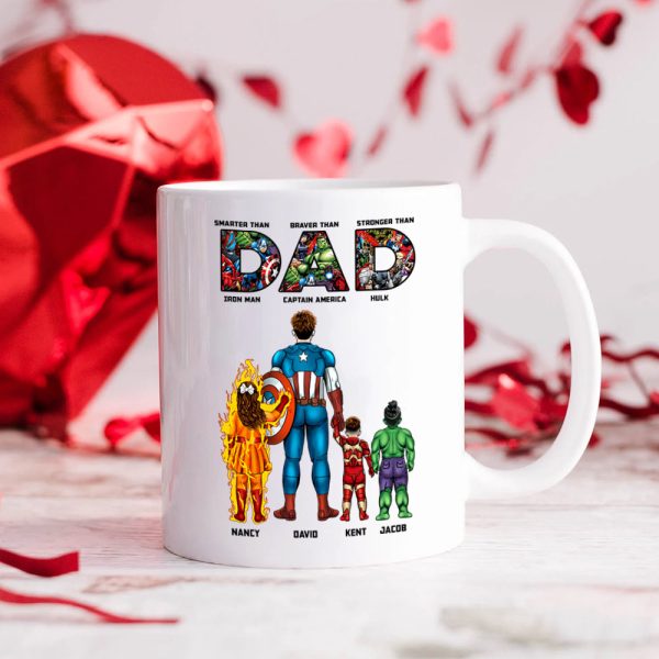 Personalized Gifts For Dad Coffee Mug 032TOPU120424PA Father's Day Personalized Gifts For Dad Coffee Mug 032TOPU120424PA Father's Day
