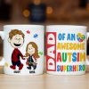 Personalized Gifts For Dad Coffee Mug 042totn200225pa Dad Of An Awesome Autism Superhero