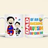 Personalized Gifts For Dad Coffee Mug 042totn200225pa Dad Of An Awesome Autism Superhero