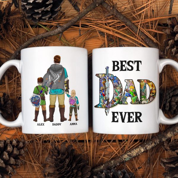Personalized Gifts For Dad Coffee Mug 04QHDT090524HG Father's Day Personalized Gifts For Dad Coffee Mug 04QHDT090524HG Father's Day