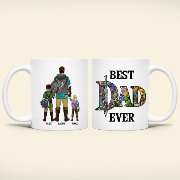 Personalized Gifts For Dad Coffee Mug 04QHDT090524HG Father's Day Personalized Gifts For Dad Coffee Mug 04QHDT090524HG Father's Day
