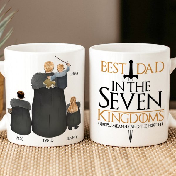 Personalized Gifts For Dad Coffee Mug Best Dad In The Seven Kingdoms 02QHTN250124 Father's Day Gifts