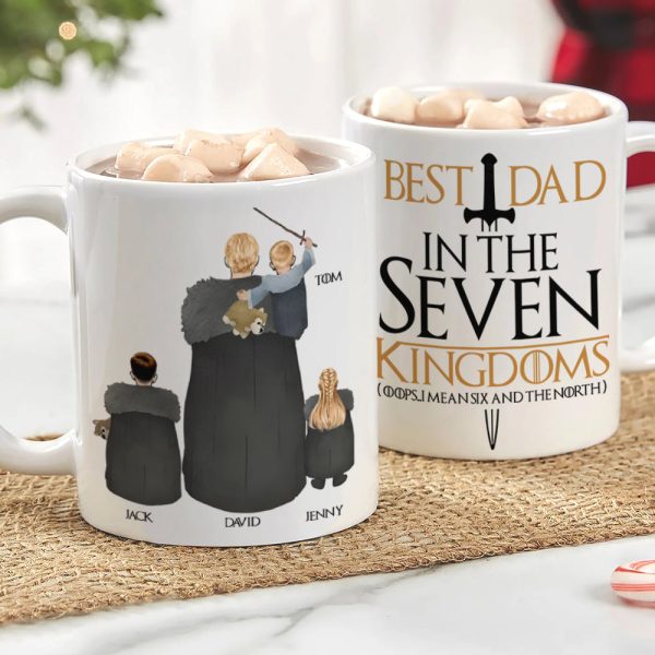 Personalized Gifts For Dad Coffee Mug Best Dad In The Seven Kingdoms 02QHTN250124 Father's Day Gifts