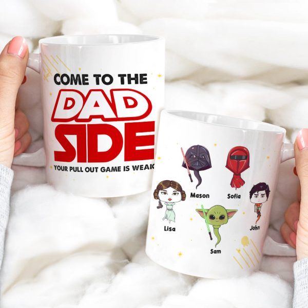 Personalized Gifts For Dad Coffee Mug Come To The Dad Side 01QHMH010324HA Personalized Gifts For Dad Coffee Mug Come To The Dad Side 01QHMH010324HA