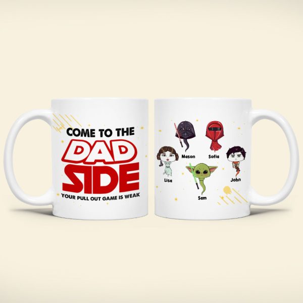 Personalized Gifts For Dad Coffee Mug Come To The Dad Side 01QHMH010324HA Personalized Gifts For Dad Coffee Mug Come To The Dad Side 01QHMH010324HA