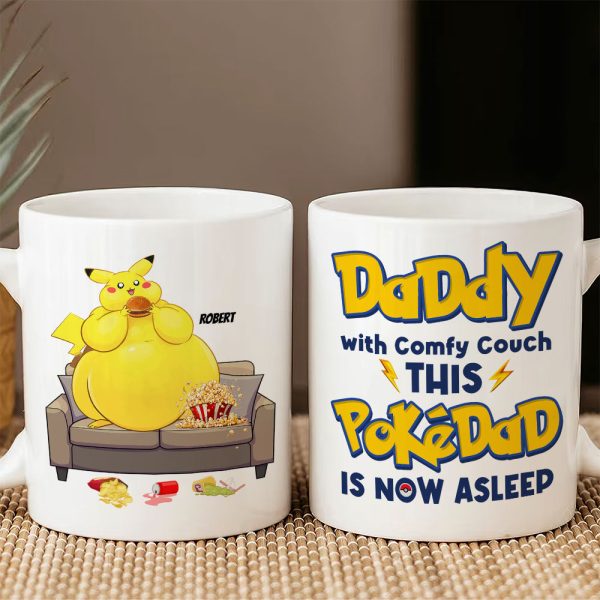 Personalized Gifts For Dads Coffee Mug Daddy With A Comfy Couch 01KATI310124 Personalized Gifts For Dads Coffee Mug Daddy With A Comfy Couch 01KATI310124