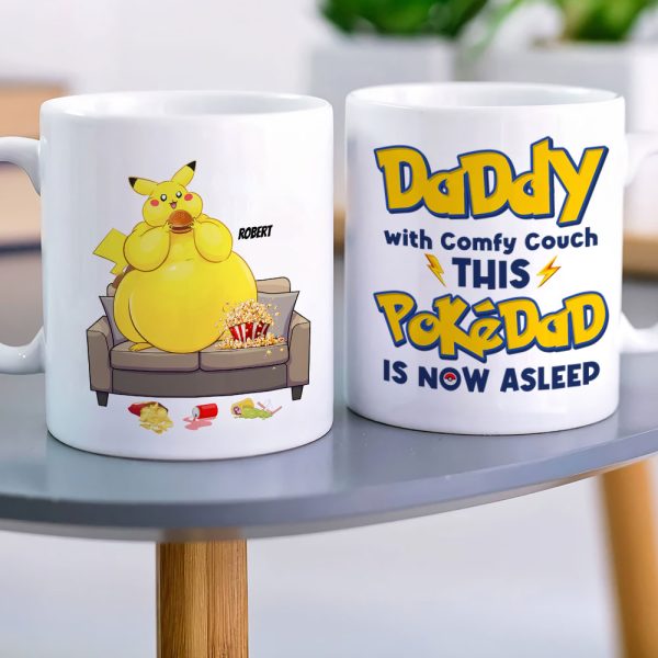 Personalized Gifts For Dads Coffee Mug Daddy With A Comfy Couch 01KATI310124 Personalized Gifts For Dads Coffee Mug Daddy With A Comfy Couch 01KATI310124