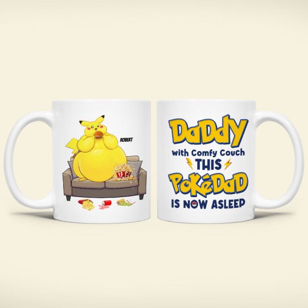 Personalized Gifts For Dads Coffee Mug Daddy With A Comfy Couch 01KATI310124 Personalized Gifts For Dads Coffee Mug Daddy With A Comfy Couch 01KATI310124