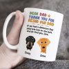 Personalized Gifts For Dog Dad Coffee Mug 051HUPU260124 Father's Day
