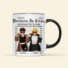 Personalized Gifts For Friends Accent Mug Partner Crime 01XQLU171224PA Personalized Gifts For Friends Accent Mug Partner Crime 01XQLU171224PA