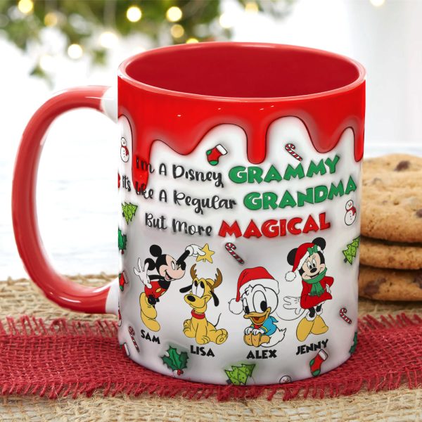 Personalized Gifts For Grandma Accent Mug Christmas 01XQMH160924 Personalized Gifts For Grandma Accent Mug Christmas 01XQMH160924