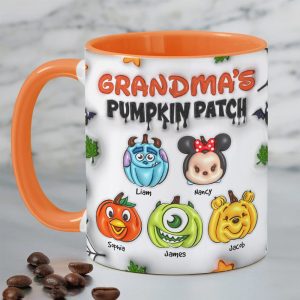 Personalized Gifts For Grandma Accent Mug Pumpkin Patch 02XQPU070824