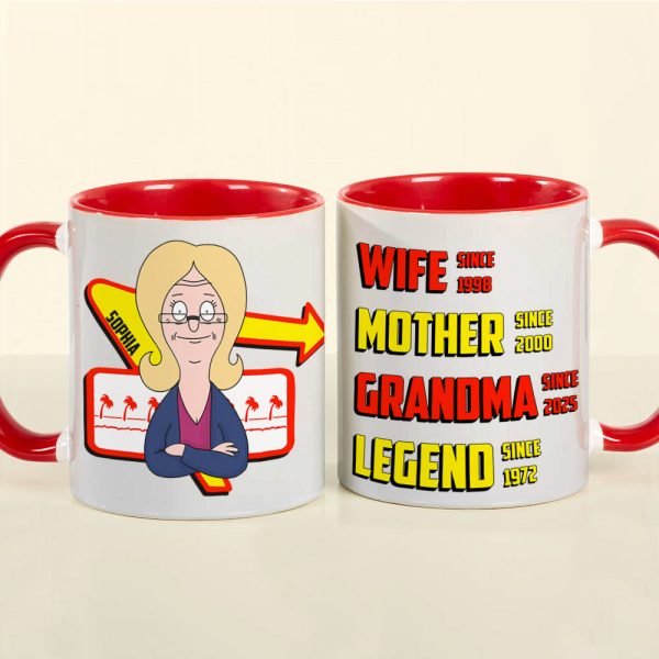 Personalized Gifts For Grandma Coffee Mug - Wife Mother Legend 01TGLU050325HG Personalized Gifts For Grandma Coffee Mug - Wife Mother Legend 01TGLU050325HG