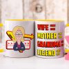 Personalized Gifts For Grandma Coffee Mug - Wife Mother Legend 01TGLU050325HG Personalized Gifts For Grandma Coffee Mug - Wife Mother Legend 01TGLU050325HG