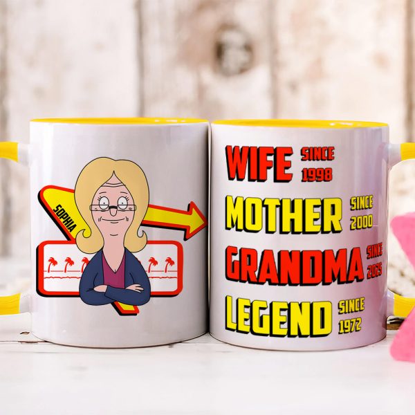 Personalized Gifts For Grandma Coffee Mug - Wife Mother Legend 01TGLU050325HG Personalized Gifts For Grandma Coffee Mug - Wife Mother Legend 01TGLU050325HG