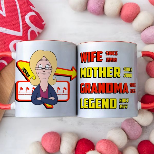 Personalized Gifts For Grandma Coffee Mug - Wife Mother Legend 01TGLU050325HG Personalized Gifts For Grandma Coffee Mug - Wife Mother Legend 01TGLU050325HG
