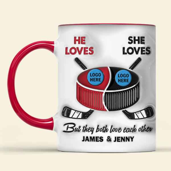 Personalized Gifts For Ice Hockey-loving Couple Coffee Mug 05hupu240125 Personalized Gifts For Ice Hockey-loving Couple Coffee Mug 05hupu240125