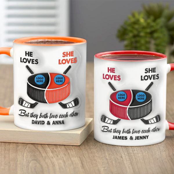 Personalized Gifts For Ice Hockey-loving Couple Coffee Mug 05hupu240125 Personalized Gifts For Ice Hockey-loving Couple Coffee Mug 05hupu240125
