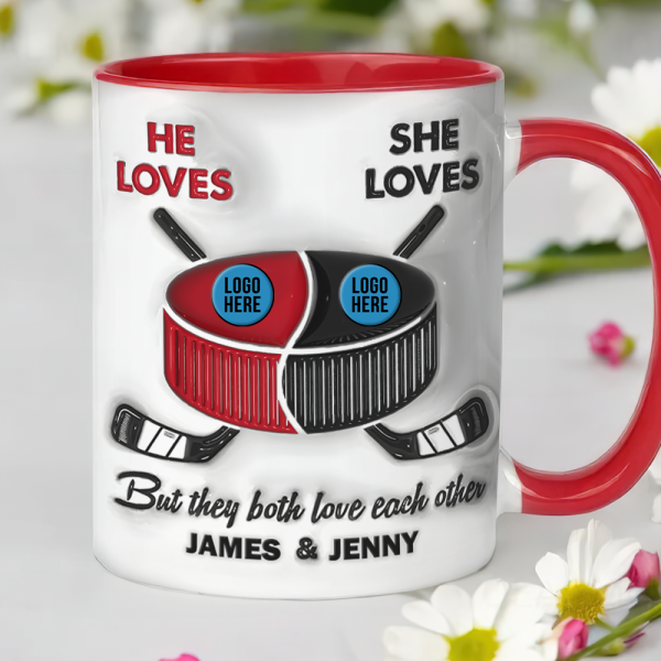 Personalized Gifts For Ice Hockey-loving Couple Coffee Mug 05hupu240125 Personalized Gifts For Ice Hockey-loving Couple Coffee Mug 05hupu240125