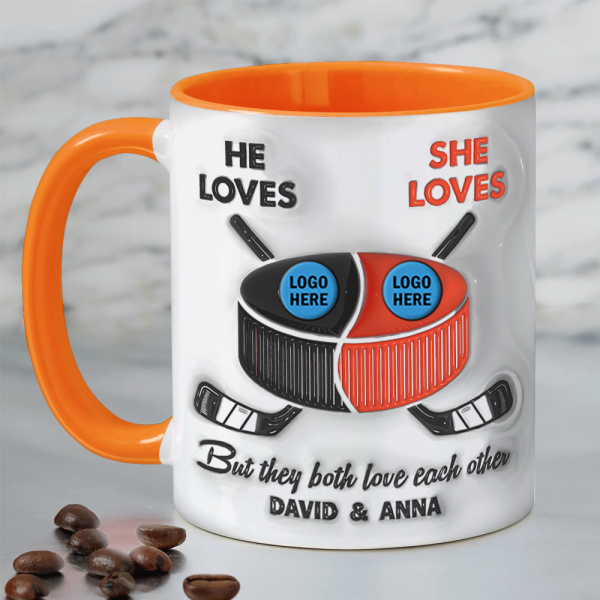 Personalized Gifts For Ice Hockey-loving Couple Coffee Mug 05hupu240125 Personalized Gifts For Ice Hockey-loving Couple Coffee Mug 05hupu240125