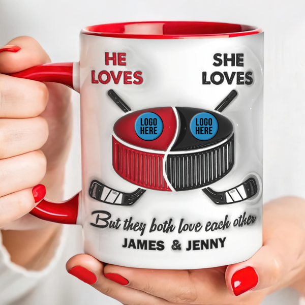 Personalized Gifts For Ice Hockey-loving Couple Coffee Mug 05hupu240125 Personalized Gifts For Ice Hockey-loving Couple Coffee Mug 05hupu240125