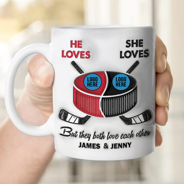 Personalized Gifts For Ice Hockey-loving Couple Coffee Mug 06hupu240125 Personalized Gifts For Ice Hockey-loving Couple Coffee Mug 06hupu240125