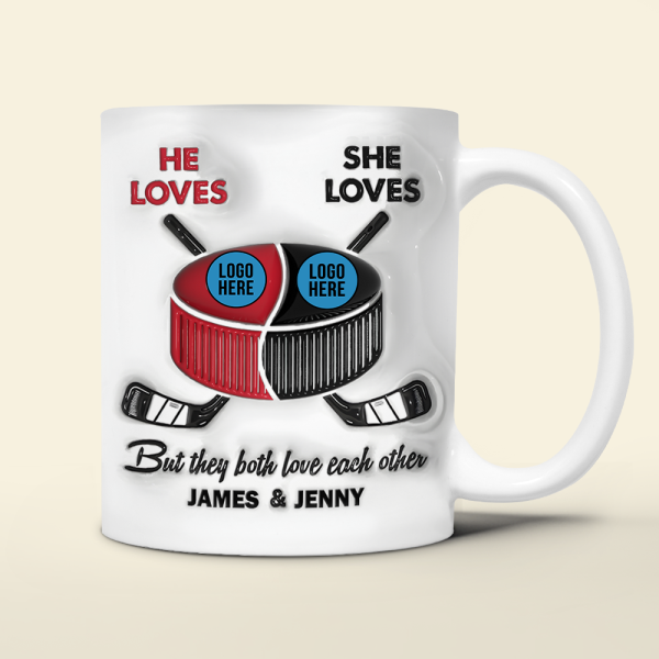 Personalized Gifts For Ice Hockey-loving Couple Coffee Mug 06hupu240125 Personalized Gifts For Ice Hockey-loving Couple Coffee Mug 06hupu240125