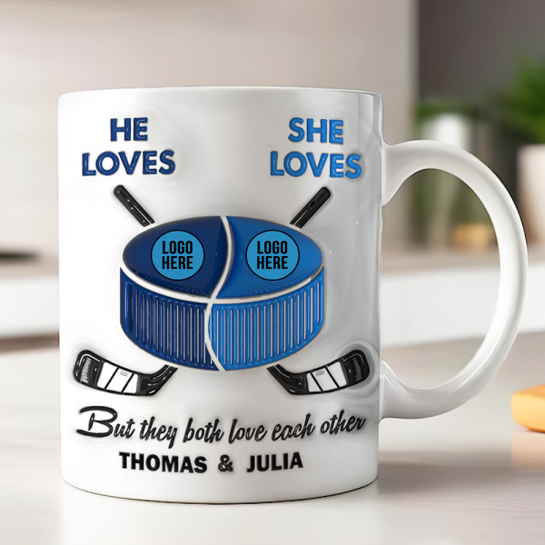Personalized Gifts For Ice Hockey-loving Couple Coffee Mug 06hupu240125 Personalized Gifts For Ice Hockey-loving Couple Coffee Mug 06hupu240125