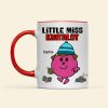 Personalized Gifts For Knitting Lovers Coffee Mug 03hutn250724pa Cute Little Girl Knitting