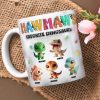 Personalized Gifts For Mom Coffee Mug Adorable Dinosaurs 02KALU060225 Personalized Gifts For Mom Coffee Mug Adorable Dinosaurs 02KALU060225