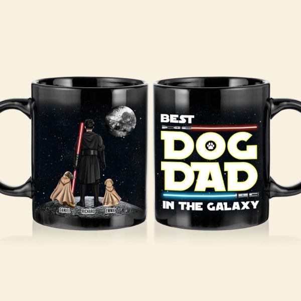 Personalized Gifts For Mom Coffee Mug Best Dog Mom In The Galaxy 011QHTH210324DAHHHG