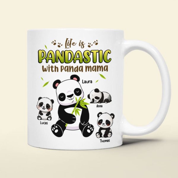 Personalized Gifts For Mom Coffee Mug Life Is Pandastic With Panda Mama Personalized Gifts For Mom Coffee Mug Life Is Pandastic With Panda Mama