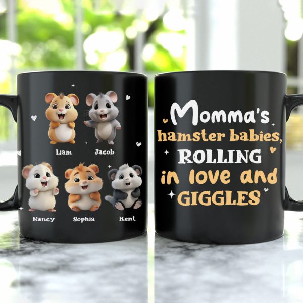 Personalized Gifts For Mom Coffee Mug Momma's Hamster Babies Personalized Gifts For Mom Coffee Mug Momma's Hamster Babies