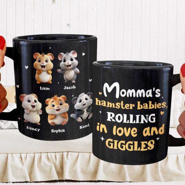 Personalized Gifts For Mom Coffee Mug Momma's Hamster Babies Personalized Gifts For Mom Coffee Mug Momma's Hamster Babies