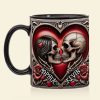 Personalized Gifts For Skull Couple Coffee Mug 03ohti041224 Personalized Gifts For Skull Couple Coffee Mug 03ohti041224