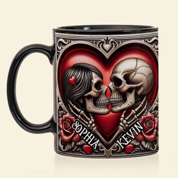 Personalized Gifts For Skull Couple Coffee Mug 03ohti041224 Personalized Gifts For Skull Couple Coffee Mug 03ohti041224
