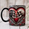 Personalized Gifts For Skull Couple Coffee Mug 03ohti041224 Personalized Gifts For Skull Couple Coffee Mug 03ohti041224