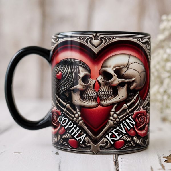 Personalized Gifts For Skull Couple Coffee Mug 03ohti041224 Personalized Gifts For Skull Couple Coffee Mug 03ohti041224