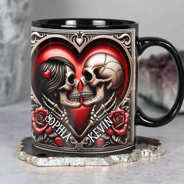 Personalized Gifts For Skull Couple Coffee Mug 03ohti041224 Personalized Gifts For Skull Couple Coffee Mug 03ohti041224
