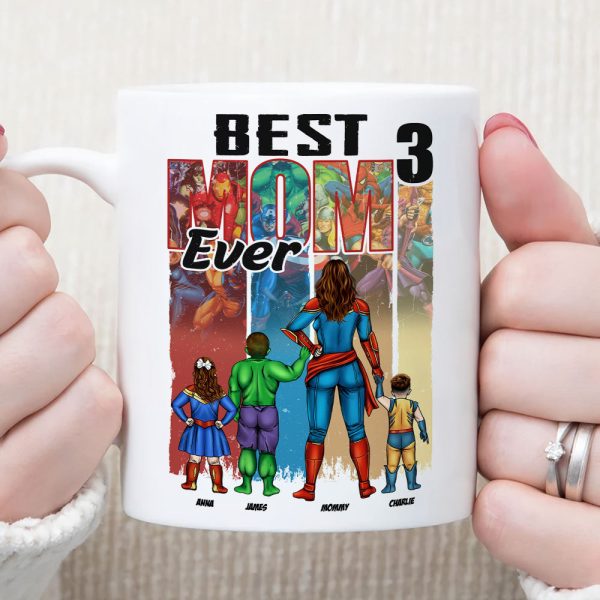 Personalized Gifts For Super Mom Coffee Mug Best Mom Ever 04OHTI190325PA Personalized Gifts For Super Mom Coffee Mug Best Mom Ever 04OHTI190325PA