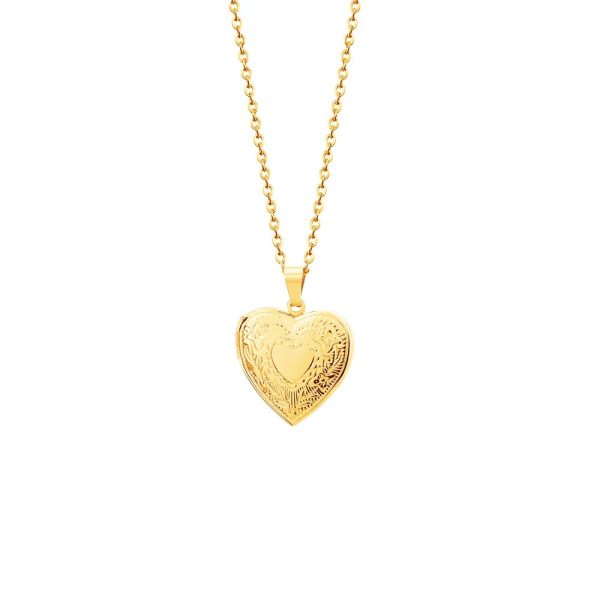 Personalized Heart Photo Locket Necklace Personalized Heart Photo Locket Necklace