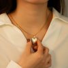 Personalized Heart Photo Locket Necklace Personalized Heart Photo Locket Necklace