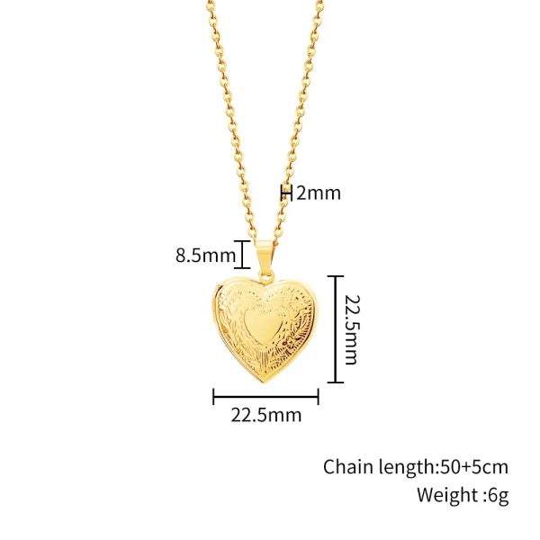 Personalized Heart Photo Locket Necklace Personalized Heart Photo Locket Necklace