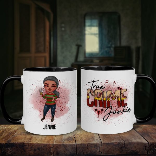 Personalized Horror Movies Accent Mug, Gift For Horror Fans