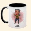 Personalized Horror Movies Accent Mug, Gift For Horror Fans