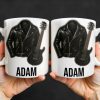 Personalized Leather Jacket and Guitar Design - Personalized Custom Coffee Mug - FAM331_MG