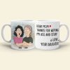 Personalized Mother's Day Mug Thanks For Wiping My Ass and Stuff