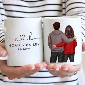 Personalized Mr & Mrs Coffee Mugs, Husband and Wife Mr and Mrs Mug, Anniversary Gift for him, Gift for her