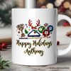 Personalized Mug Billiards Buffalo Plaid Christmas, Pool Balls Snooker Gift Personalized Mug Billiards Buffalo Plaid Christmas, Pool Balls Snooker Gift